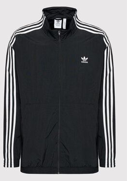 adidas Prechodná bunda adicolor Classics Lock-Up Trefoil Track H41391 Čierna Loose Fit