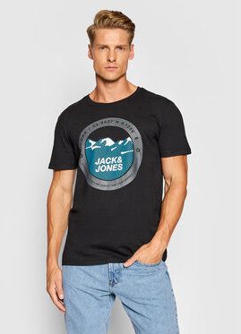 Jack&Jones Tričko Bilo 12192890 Čierna Regular Fit