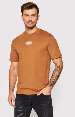 Jack&Jones Tričko Worlds 12193963 Hnedá Relaxed Fit