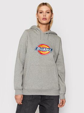 Dickies Mikina Icon Logo DK0A4XCC Sivá Regular Fit