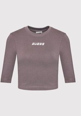 Guess Blúzka Allison O1BA03 KASI1 Sivá Slim Fit