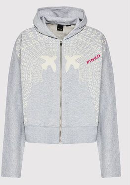 Pinko Mikina Altaguardia 1G16W1 Y7JQ Sivá Cropped Fit