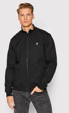 Lyle & Scott Bundy bomber Zip Trough Funnel Neck ML604VTR Čierna Regular Fit