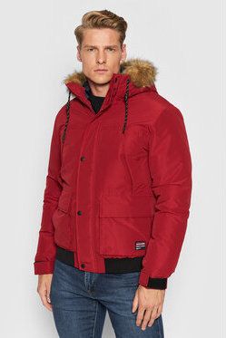 Jack&Jones Zimné bundy Super Bomber 12190044 Červená Regular Fit