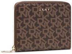 DKNY Veľká dámska peňaženka Bryant - Sm Zip Aroun R831J656 Hnedá