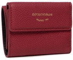 Emporio Armani Malá dámska peňaženka Y3H215 YFW9B 80401 Bordová