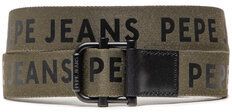 Pepe Jeans Pánsky opasok Angel Reverse Belt PM020985 Zelená