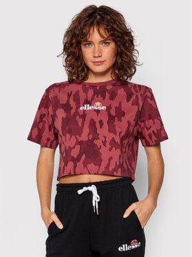 Ellesse Tričko Fireball Camo SGK12431 Bordová Relaxed Fit