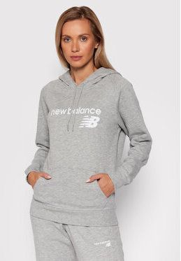 New Balance Mikina Classic Core Fleece WT03810 Sivá Relaxed Fit