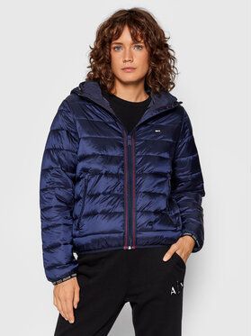 Tommy Jeans Vatovaná bunda Quilted DW0DW09350 Tmavomodrá Regular Fit