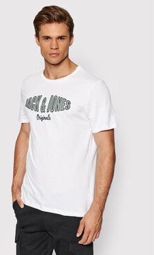 Jack&Jones Tričko Olive Tee 12196532 Biela Standard Fit