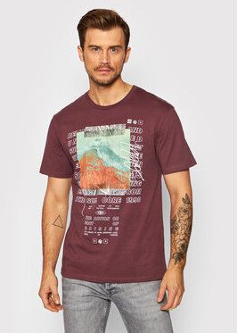 Jack&Jones Tričko Tape 12192775 Fialová Relaxed Fit