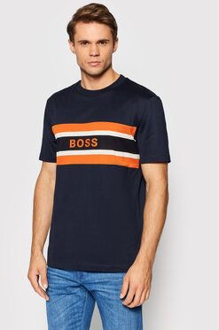 Boss Tričko Tiburt 123 50453284 Tmavomodrá Regular Fit