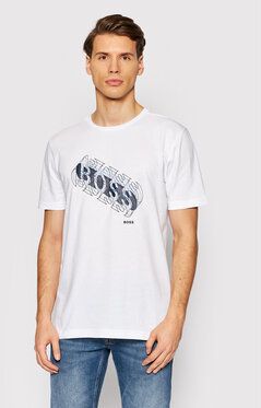 Boss Tričko Tee 3 50457454 Biela Regular Fit