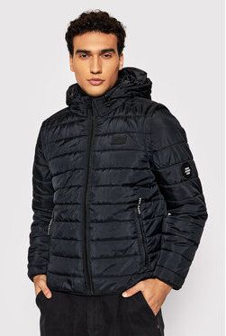 Pepe Jeans Vatovaná bunda Hiram PM402452 Čierna Regular Fit