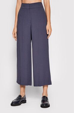 Hugo Culottes nohavice Halasa 50460525 Tmavomodrá Regular Fit