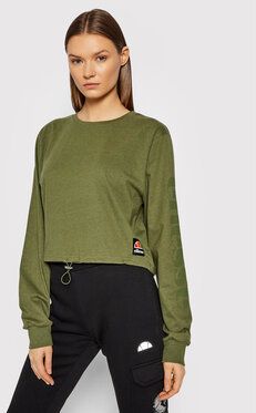 Ellesse Blúzka Taner Crop SGK12178 Zelená Regular Fit