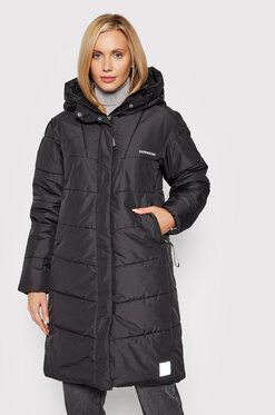 Didriksons Vatovaná bunda Amina 503881 Čierna Regular Fit