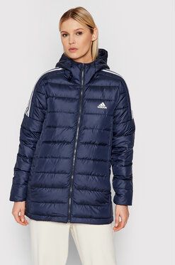 adidas Vatovaná bunda Essentials GT9139 Tmavomodrá Slim Fit