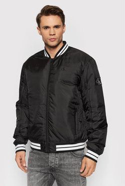 Calvin Klein Jeans Bundy bomber J30J318687 Čierna Relaxed Fit