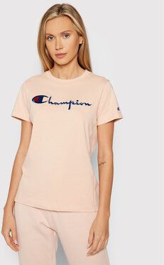 Champion Tričko Big Logo 114128 Oranžová Regular Fit