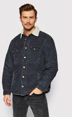 Wrangler Prechodná bunda Shacket W5B3X2378 Sivá Regular Fit