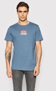 Jack&Jones Tričko Delfield 12198089 Modrá Regular Fit