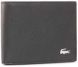 Lacoste Malá pánska peňaženka S Slim Billfold Id Slot NH1407FG Čierna