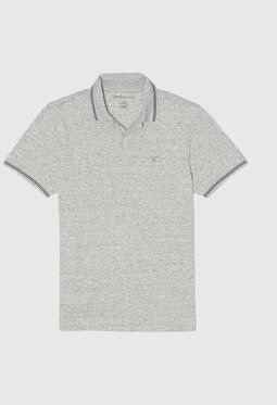 American Eagle Polokošeľa 018-1165-8918 Sivá Standard Fit