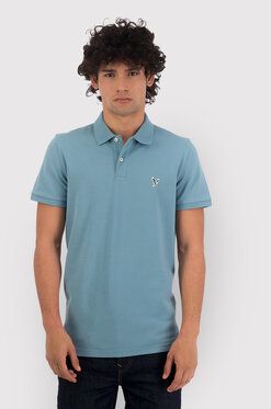 American Eagle Polokošeľa 018-1165-9146 Modrá Slim Fit