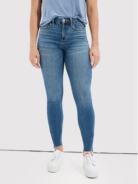 American Eagle Džínsy 043-4438-3542 Tmavomodrá Slim Fit