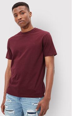 American Eagle Tričko 017-1164-1542 Bordová Standard Fit