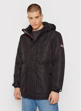 Tommy Jeans Parka Tech DM0DM11180 Čierna Regular Fit