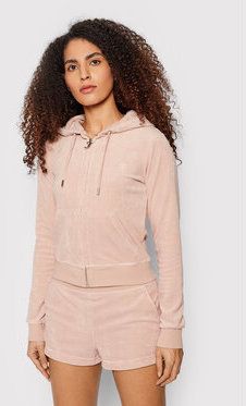 Juicy Couture Mikina Robertson JCCI121002 Ružová Slim Fit