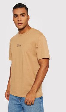 Jack&Jones Tričko Globe 12200759 Hnedá Relaxed Fit