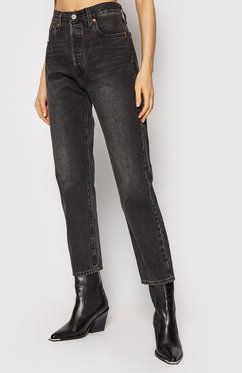 Levi's® Džínsy 501™ 36200-0220 Čierna Cropped Fit