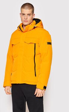 Jack&Jones Vatovaná bunda Conrad 12193193 Oranžová Regular Fit