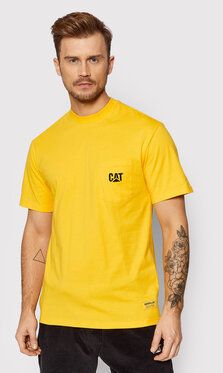 CATerpillar Tričko 2511868 Žltá Regular Fit