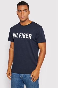 Tommy Hilfiger Tričko Ss Tee UM0UM02011 Tmavomodrá Regular Fit