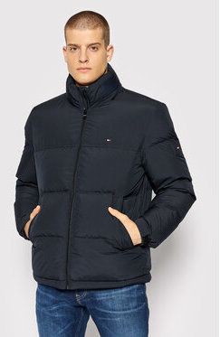 Tommy Hilfiger Vatovaná bunda Stand MW0MW19659 Tmavomodrá Regular Fit
