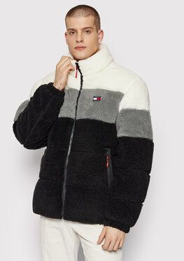 Tommy Jeans Zimné bundy Cozy Badge DM0DM12570 Čierna Relaxed Fit