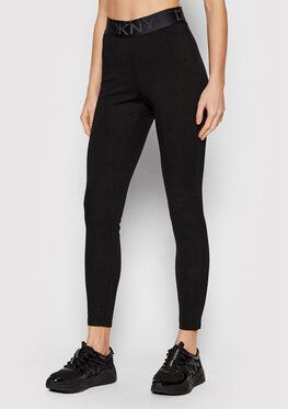 DKNY Legíny P0RVQGIW Čierna Slim Fit