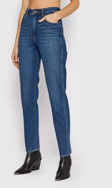 Wrangler Džínsy W2463841E Tmavomodrá Mom Fit