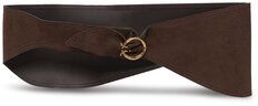 Pinko Dámsky opasok Love Suede Fusciacca H14 20212 PLT01 1H20ZA.Y7LU Hnedá
