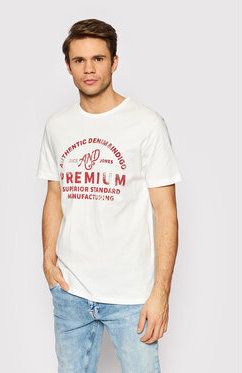 Jack&Jones PREMIUM Tričko Jackson 12202394 Biela Regular Fit