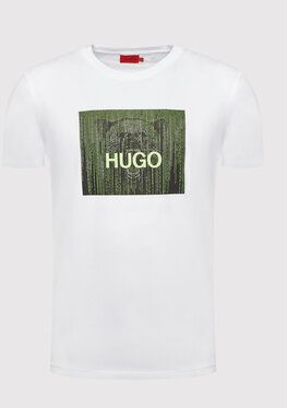 Hugo Tričko Dintage 50463214 Biela Regular Fit