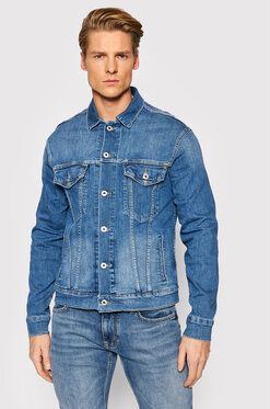 Pepe Jeans Džínsová bunda PM402465 Tmavomodrá Regular Fit
