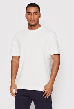 Jack&Jones Tričko Rubber 12198387 Biela Relaxed Fit