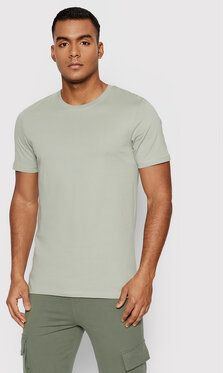 Jack&Jones Tričko Organic Basic Tee 12156101 Zelená Slim Fit