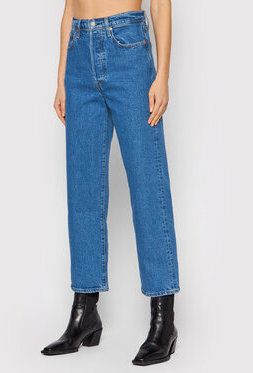 Levi's® Džínsy Ribcage Ankle 72693-0117 Modrá Straight Fit